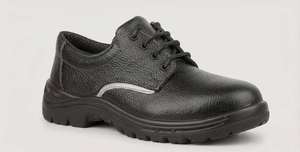 Chaussures de sécurité en cuir pour hommes de qualité supérieure, avec embout en acier et semelle en PU, pour les applications de construction et d'usine, disponibles à la vente - Product Image 2