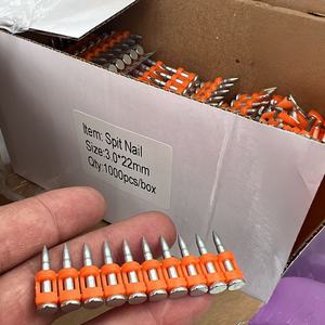 Clous en acier pour béton collés à la plastique Ramset, clous à gaz Pulsa pour cloueuses pneumatiques Toua - Product Image 2