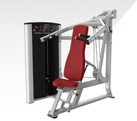 Mesin Latihan Dada Multi-Press Incline Chest Press Konstruksi Baja Besi dengan Pilihan Beban Pin dan Stasiun Latihan Kekuatan Bahu