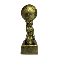Trophée de football en résine personnalisé Weivista, trophées de football gravés, plaques pour cadeau souvenir