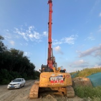 Foreuse rotative SANY SR155 d'occasion, machine de forage de fondations, équipement de construction