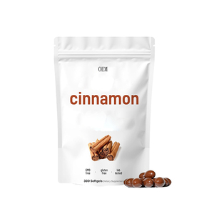 קפסולות קינמון רכה תוספי תזונה לקדם עיכול ועיכול - Product Image 1