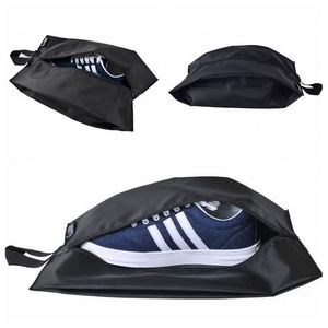 Custom Made Printed Polyester Fabric Drawstring Shoe Dust Carrier <b>Bag</b> with Logo/wholesale Polyester <b>Cheap</b> Carry Travel Shoe <b>Bag</b> - Product Image 1
