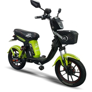 Vélo électrique urbain 48V 500W 3 vitesses, cadre en acier, batterie au lithium, vélo électrique léger pour la ville, avec panier <span class=keywords><strong>avant</strong></span>, <span class=keywords><strong>frein</strong></span> à disque - Product Image 6