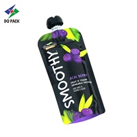 Sachet Doypack personnalisé de qualité alimentaire avec bec verseur pour recharges de gelée, liqueur, vodka, whisky et autres boissons