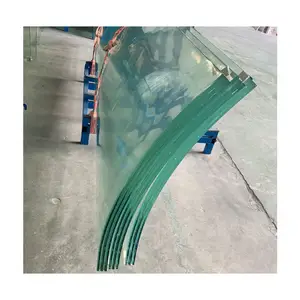 China glass factory curved glass replacement for sun room greenhouse bend tempered glass panels