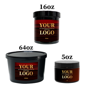 Hot Sale 16oz Shine Smooth Vegan für Edge Control <span class=keywords><strong>Gel</strong></span> Extreme Hold Benutzer definiertes Logo Styling Produkt Flechten Loc <span class=keywords><strong>Gel</strong></span> Private Label - Product Image 2