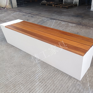 <span class=keywords><strong>Banc</strong></span> de patio <span class=keywords><strong>extérieur</strong></span> moderne <span class=keywords><strong>en</strong></span> <span class=keywords><strong>fer</strong></span> <span class=keywords><strong>et</strong></span> <span class=keywords><strong>bois</strong></span> massif - Résistant aux intempéries - 2 places - Pour parc, salle de sport, centre commercial, hôtel <span class=keywords><strong>et</strong></span> école - Product Image 5