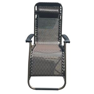 Chaise longue moderne en aluminium 180*68*113cm - Product Image 1