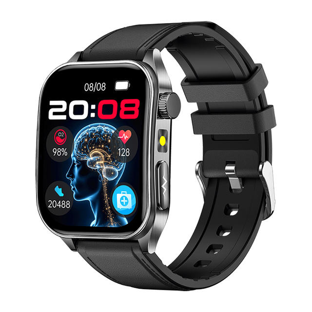 Fitness Health Track Blood Pressure ECG Smartwatch E810 Square Dial Call Watches IP68 Waterproof Men Sport Smart Watch for Women