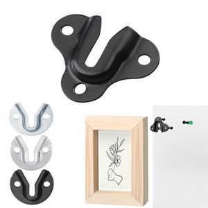 Crochets invisibles <span class=keywords><strong>en</strong></span> acier inoxydable pour cadres photo (papillon/ronds) – Quincaillerie <span class=keywords><strong>de</strong></span> suspension pour e-commerce transfrontalier - Product Image 2