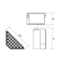 Lampes solaires LED pour aménagement paysager, allées de jardin, couloirs, murs de villa, marches, alimentées par batterie, petites, rechargeables, IP65, éclairage 8-12h
