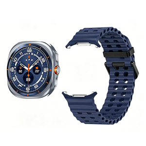 สายนาฬิกาซิลิโคนสำหรับเล่นกีฬา Ocean สำหรับ Samsung Galaxy Watch Ultra2 Ultra - Product Image 4