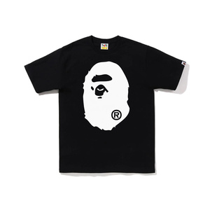 T-shirt a maniche corte in cotone pesante 260g personalizzata vintage con stampa Shark Letter per Ape Head, per vendita all'ingrosso transfrontaliera - Product Image 6