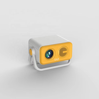 Mini Proyector de Cine en Casa Portátil con Sistema Android 12, WiFi Dual, 1+8G, Compatible con Películas 4K de Tiro Corto y Video 720P