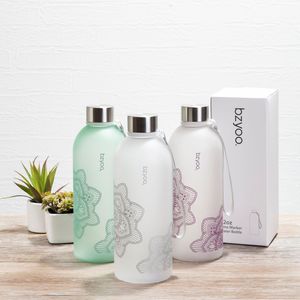 Vasos al por mayor Botella de agua Tritan con marcador de tiempo, color verde - Product Image 2