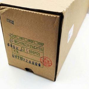 Manufacturer Direct CF1/4W-680Kohm5% T52 1/4W Resistors Carbon Film Resistors 680Kohm 5% 1/4W - Product Image 1