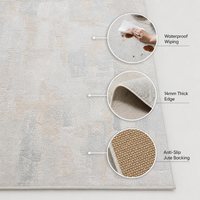 Tapis Wilton épais de 14 mm, imperméable, super doux, en polypropylène à fine densité, tapis d'intérieur, largeur 1 m, 1,6 m, 4 m, taille personnalisable, tapis pour la maison