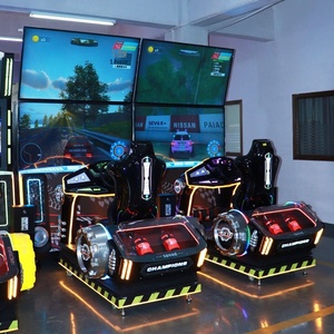 <b>Amusement</b> Park Racing 4 Screen Indoor Coin Operated Two Player Connection Motion Arcade Racing Game <b>Machine</b> - Product Image 5