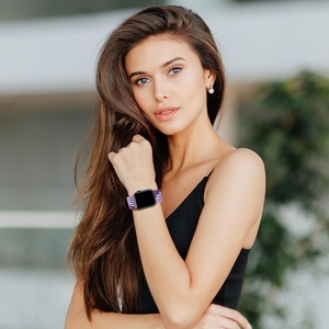 Sport Solo <strong>Loop</strong> Magnetic Buckle Braided Strap Stretchy Wristband for Apple Watch IWatch Series 10 9 8 7 6 5 4 3 Ultra <strong>2</strong> 1 SE - Product Image 3