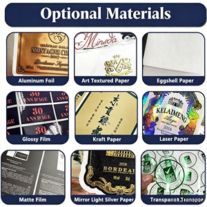 Étiquettes autocollantes personnalisées - Étiquettes de bouteilles de compléments alimentaires en vinyle imperméable avec logo personnalisé et informations nutritionnelles - Product Image 2