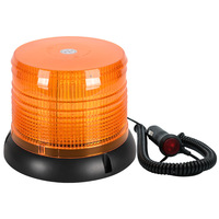 Feux de signalisation LED magnétiques, lumière d'avertissement, DC12-24V, clignotant ambre, lumière d'urgence rotative pour camion