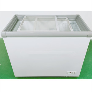 Réfrigérateur porte horizontale en verre <span class=keywords><strong>Convertible</strong></span>, caisse de supermarché, congélateur vitrine, simple température, pour cuisine commerciale - Product Image 2