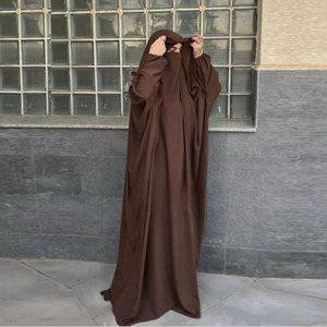 Sharut Vente en Gros Jilbab Turque de Haute Qualité pour Fille, Robe Musulmane Abaya Jilbab Burqa Longue Une Pièce pour Prière - Product Image 2