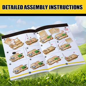 Nuovo prodotto ingegneria scienza progetto walkie-talkie stem giocattolo in legno - Product Image 3