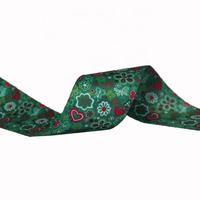 Sangle élastique en polyester/nylon à motif floral linéaire, imprimé jacquard, pour sacs femme, artisanat DIY et mode
