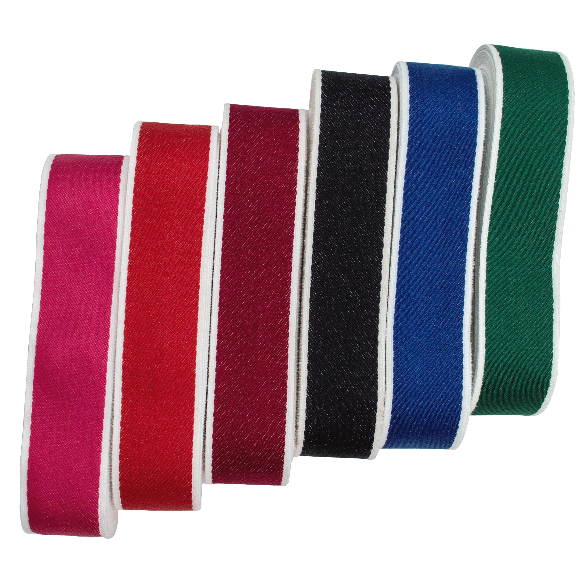Gordon Ribbons Factory Customized White Edge High Texture Satin Ribbon Korean Ribbon for Gift Wrap Decoration Packaging Bags