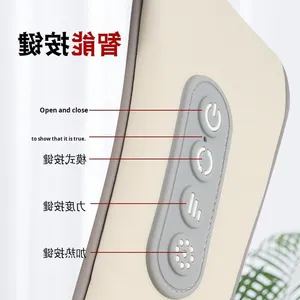 Nouveau châle de massage électrique pour les trapèzes et les vertèbres cervicales, avec fonction de serrage, pétrissage, vibration, rechargeable et compresse chaude, masseur de cou - Product Image 4
