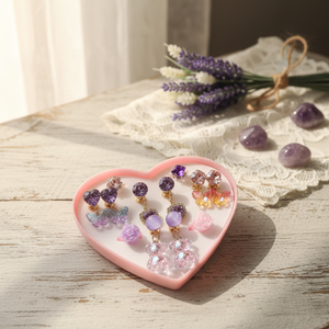 Vendita calda di tendenza moda Clip-On croce di fiori di cristallo per le donne carino stile Punk Boho gioielli da sposa disponibili all'ingrosso - Product Image 3