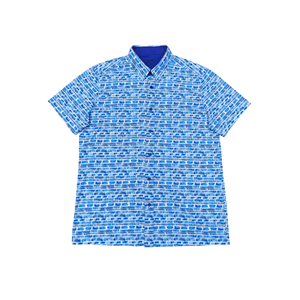 Camisas de tela personalizadas de poliéster/algodón transpirable y ecológico para hombre, cómodas, de secado rápido, en todas las tallas, hechas a medida. - Product Image 1