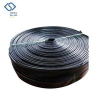 Tuyau d'arrosage agricole plat extensible à 3 couches en PVC/caoutchouc nitrile, longueur personnalisée, diamètre 6 pouces, service de découpe disponible