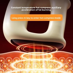 Anillo de Fascia de compresa caliente, cinturón de masaje de relajación transfronterizo, Mini máquina agitadora para masaje corporal de vibración muscular de tejido profundo - Product Image 4
