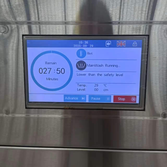 Modern Style Stainless Steel 12kg Intelligence Touch Screen Control Commercial Self Service Washing Machine for