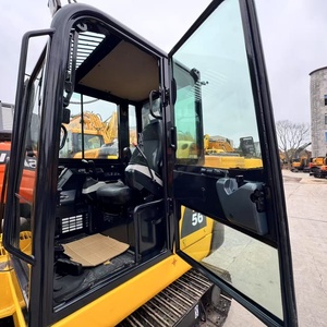 Excavadora de orugas hidráulica usada Komatsu PC56 de 6 toneladas, original japonesa, con pocas horas de uso, para proyectos pequeños - Product Image 5