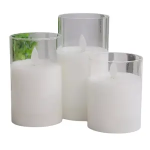 Comprar produtos de alta qualidade conjunto de controle remoto de cera real vela led cera real velas pequenas velas led