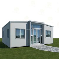 Maison préfabriquée en bois extensible de 40 pieds Conteneur mobile pour villas Kiosques Hôpitaux Toilettes Panneau sandwich Conteneur d'expédition