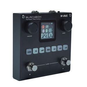 Pedal Procesador de Guitarra/Bajo Multiefectos M-VAVE Black Box con Puente y Perilla para Guitarra Eléctrica AnnBlack Box - Product Image 4