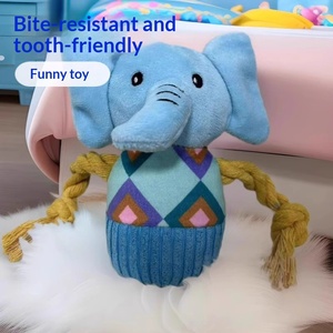 Силиконовая игрушка для собак со звуком – устойчивая к укусам и прорезыванию зубами тренировочная кукла для крупных собак - Product Image 2