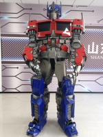 Kostum Robot LED Biru Berkualitas Tinggi Shengchi MOQ 1, Kostum Robot LED untuk Pesta Ulang Tahun dan Acara
