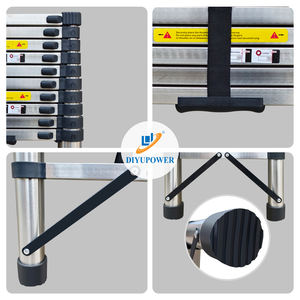 <span class=keywords><strong>Escalera</strong></span> Telescópica Portátil de Acero Inoxidable con Certificación CE, Capacidad de 150 kg, Plegable, para Almacén, <span class=keywords><strong>Escalera</strong></span> Exterior - Product Image 2