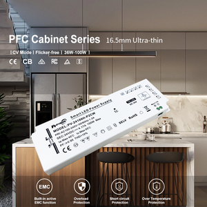 Controlador de Gabinete PFC de 36W 60W 100W, Controlador de Tira LED de Voltaje Constante 100-240V/200-240V AC-DC 12V 24V, Fuente de Alimentación LED Interior IP20 - Product Image 2