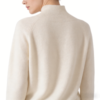 Pulls pour femmes de haute qualité fabriqués en usine avec des embellissements de boutons personnalisables, style décontracté tricoté, adaptés à porter en hiver