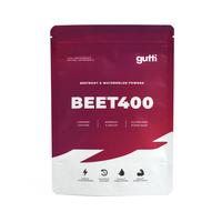 Sachet Doypack sur mesure mat refermable avec fermeture éclair en Mylar pour poudre de mélange de boisson énergétique pré-entraînement à la betterave et à la pastèque