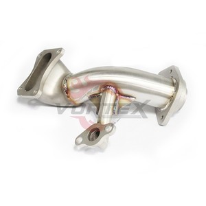 Système d'échappement complet Vortex pour Honda Fit GK5 Jazz 1.5L L15B 2014-2020 Downpipe Catback avec embout bleu brûlé, soudé TIG, avec supports - Product Image 5