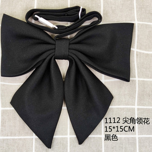 Color sólido pluma gigante raíz pequeño mango largo estrecho cianosis rojo pajarita arco chica estudiantes lindo <span class=keywords><strong>con</strong></span> uniforme traje de marinero - Product Image 2