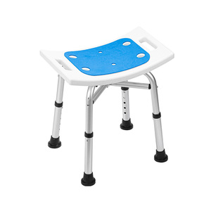 <b>Bath</b> Stool Large Square Type Non Slip Aluminum Alloy Toilet <b>Seat</b> With Side Handles For Maternity And Elderly Use - Product Image 2